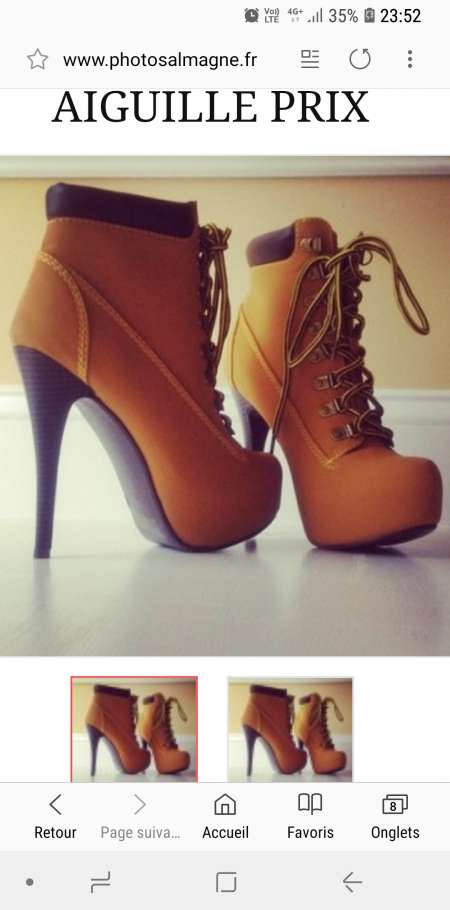 Femme en talon 