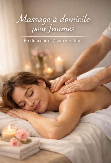 Massage complet relaxant à domicile pour femmes !